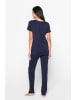 Cool Mama Umstands- und Still-Pyjama 2 in 1 in Navy blau