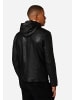 Ricano Moderne Herren Lederjacke Glen in Schwarz