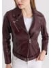 Felix Hardy Lederjacke in Bordeaux