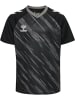 T-Shirt Raglanärmel Hmlmatch Kinder in BLACK/STEEL GRAY