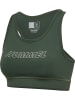 Hummel Shirt "Hmlte Fundamental Sports Bra" in Grün