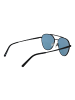 Serengeti Unisex Sonnenbrille Flieger Schwarz