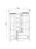 en.casa Kleiderschrank Eiselfing in Beige Ohne Farbe (B)120cm (G)109.8cm