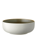 Studio Round Schale North in Matte white/Matte moss