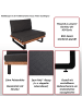 MCW 2er-Set Lounge-Sessel H54, Hellbraun, Polster cremeweiß