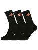 ellesse Socken 3er Pack in Schwarz