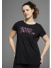 Kangaroos Longshirt in schwarz