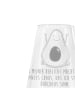 Mr. & Mrs. Panda Weinglas graviert Avocado Glücklich mit Spruch in Transparent