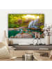 MuchoWow Leinwand bilder Sonniger Wasserfall (BxH)