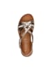 Tamaris Ledersandalen Comfort Grau