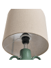 Beliani Tischleuchten KERULEN in Grün/Beige - (W) 23 x (H) 41 x (L) 23 cm