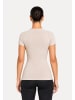 SMILODOX T-Shirt Lyana in Beige
