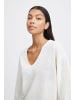 b. young BYSIF V NECK PULLOVER 2 - JERSEY Loose fit in Marshmallow