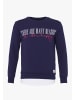 PLUS EIGHTEEN Herren Sweater in Marine