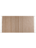 Beliani Geflochtener Teppich MALHIA in Beige - (W) 80 x (H) 0.5 x (L) 150 cm