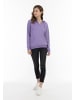 myMo Damen Kapuzenpullover in Flieder