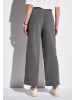 Street One 'Wide Leg Musselin Hose' Grau