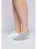 SNOCKS Füßlinge aus Bio-Baumwolle Mix (Schwarz/Weiß/Grau) 6 Paar