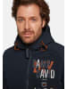 CAMP DAVID  Sweatjacke 'The Craftsmen' in blau