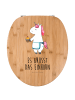 Mr. & Mrs. Panda klo deckel Einhorn Muffin mit Spruch in Braun