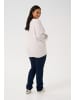 KAFFE curve Strickpullover KCluela in Feather Gray Melange