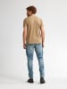 Petrol Industries T-Shirt mit Logo Windward in Braun