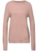 Street One Pullover mit Rollkante in Rosa
