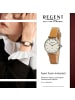 Regent Armbanduhr-Analog hellbraun mittel (ca. 31mm) Regent Lederarmband