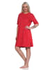 NORMANN kurzarm Nachthemd - 73261 in rot
