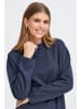 Fransa Sweatshirt FRIZABELLA Box fit in Night Sky Melange