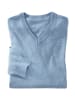 H.I.S Strickpullover in blau-meliert