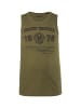 Men Plus Tank Top in dunkles olive