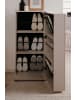 Furn.Design Schuhschrank samtfarben 50 cm, Schuhkommode aufklappbar mit 6 Fächern