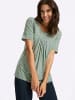 WITT WEIDEN Druck-Shirt in eucalyptus-grau-bedruckt