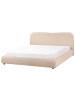Beliani Doppelbett BLAGNAC in Beige - (W) 200 x (H) 98 x (L) 228 cm