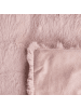 Beliani Kuscheldecke SALKA in Rosa - (W) 200 x (H) 1.5 x (L) 220 cm