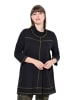 Ulla Popken Longshirt in schwarz
