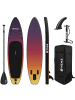 YEAZ SUNSET BEACH - EXOTRACE PRO - SET SUP Board und Kit in lila