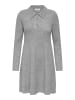 JDY Strickkleid in Light Grey Melange