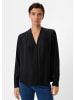 comma Bluse langarm in Schwarz