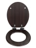 Wenko WC-Sitz Mod. Wenge, WC-Sitz Wenge in Braun - Dunkelbraun