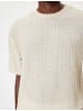KOTON T-shirt in Ekru