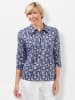 WITT WEIDEN Shirt in marine-altrosa-bedruckt