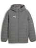 Puma Trainingsjacke "TeamADDITIONS Hooded Padded Jacket" in Grau