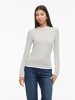 Vila Oberteil mit langen Ärmeln in Light Grey Melange