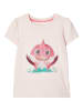 name it Mädchen T-Shirt rosa Hai-Print