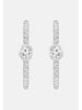 Ethische Diamanten Ohrringe aus 375 Weißgold mit Lab Grown Diamant