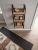 KADIMA DESIGN Wandregal 27x77x18 cm Massivholz / Metall Hängeregal