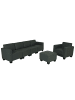 MCW Modular Sofa-System Moncalieri 3-1-1-1, Dunkelgrau