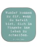 Mr. & Mrs. Panda Untersetzer Glas Spruch Wunder Hingabe mit Spruch in Meeresbrise